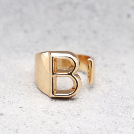 Initial ring（PINK GOLD / B） /   2100-RGGL045