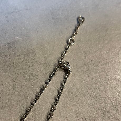 2510NC0368 / Rose motif chain Necklace（Silver）