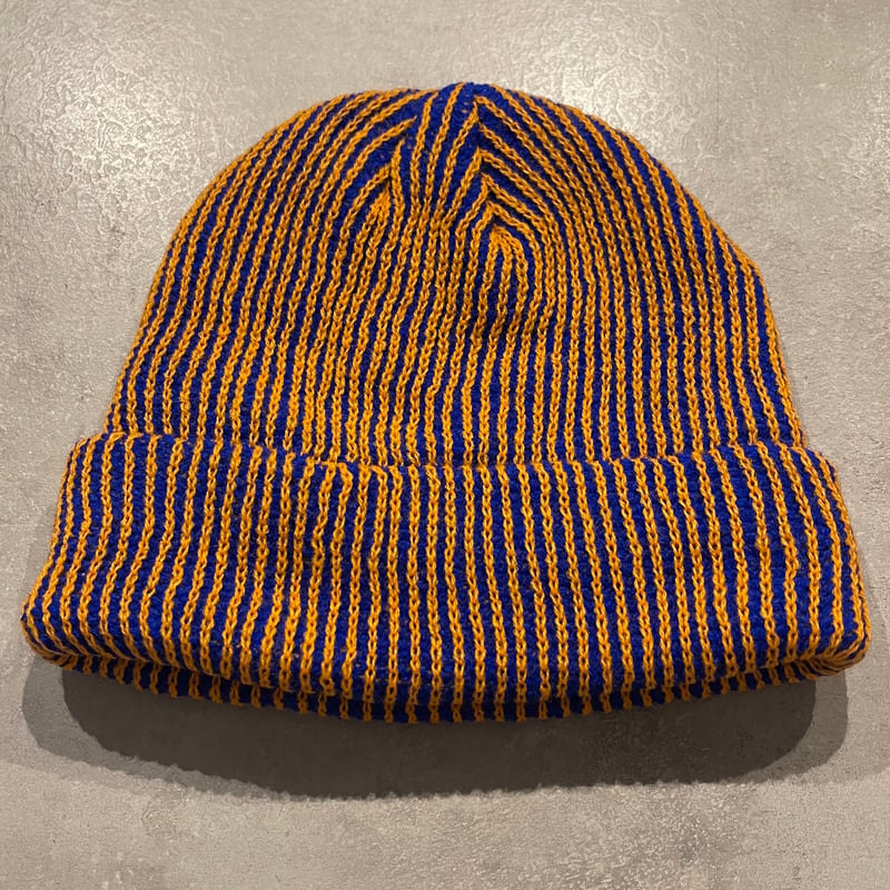 2510HW0110(S) / Short Beanie（Orange/Blue） | Cal