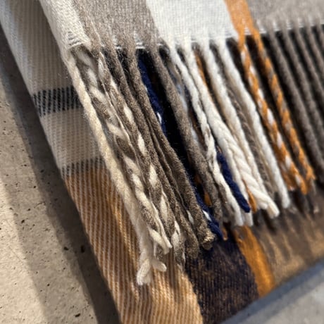 2511GS052(S)/ Check Stole（Brown CK)