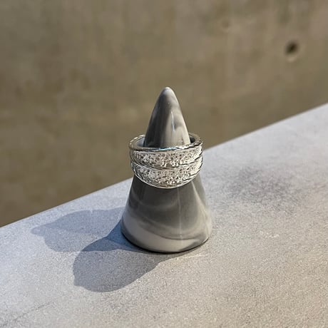 2311RG0337 / Craft twist line ring（Silver）