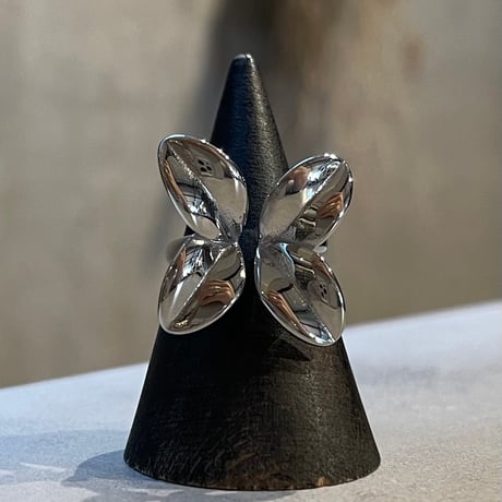 2507RG0665 / Bud butterfly open ring（Silver）