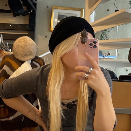 2509HW0103(S) / Knit béret（ Black）