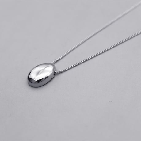Tear drop  type  long Necklace（Silver）/ 2110-NC112