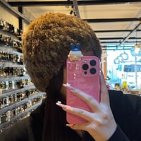 261SL0103AX(S) / Fur Skully Hat（Brown Mix）