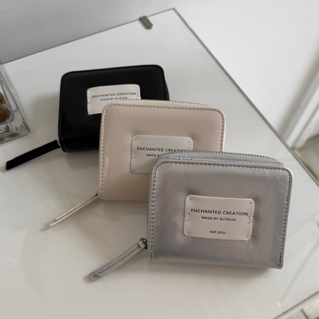 2605GS071(S)/ Text Tag Wallet（Ivory）