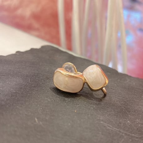 Shell round Earring（Gold）/ 2210_ER0121