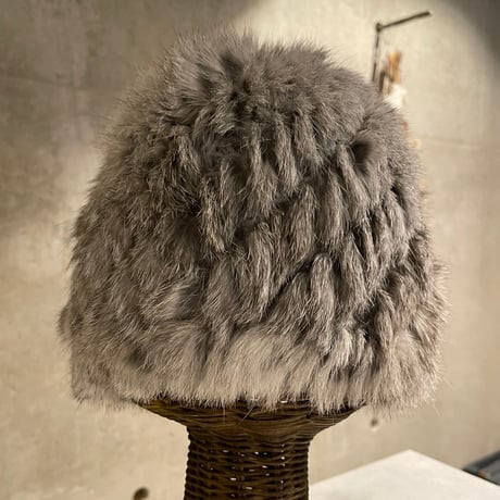 261SL0103AX(S) / Fur Skully Hat（Gray Mix）