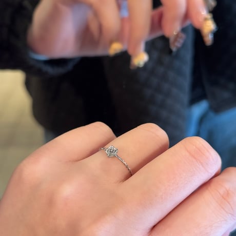 2501RG0577 / Mini flower motif ring（Silver）