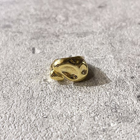 2602RG0742 / Opening asymmetry craft ring （Gold）