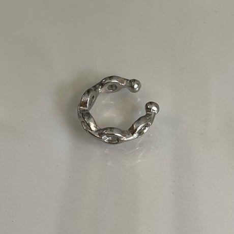 2403EC006 / Mini chain motif Ear Cuff（Silver）