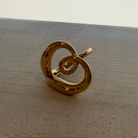 2605RG0787 / Twist heart ring（Gold）
