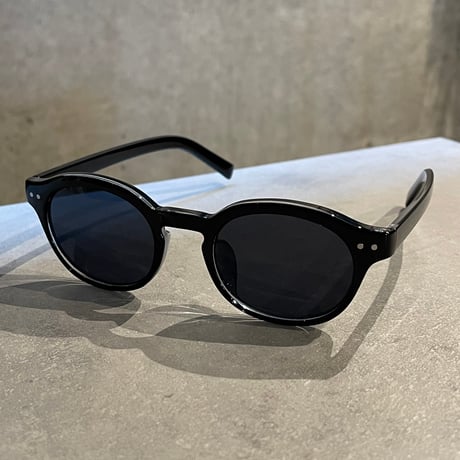 SE25SG_CA016（S） / Color lens Boston Sunglasses (Black/Grey)