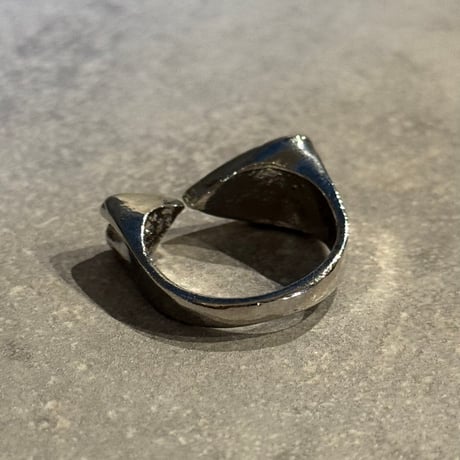 2508RG0673 / Black  Heart ring（Silver）