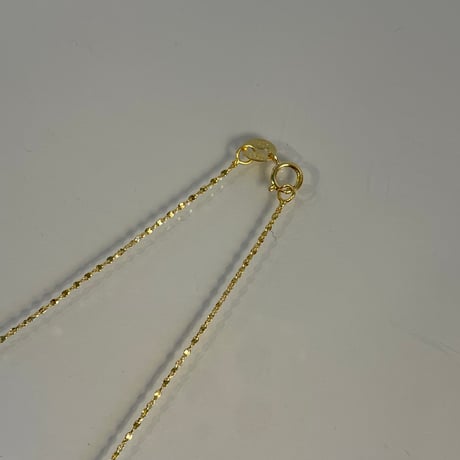 2405NC0249 / Twist chain necklace / Silver925（Gold）