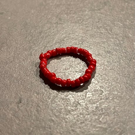 2403RG0438 / Color beads ring（Red）
