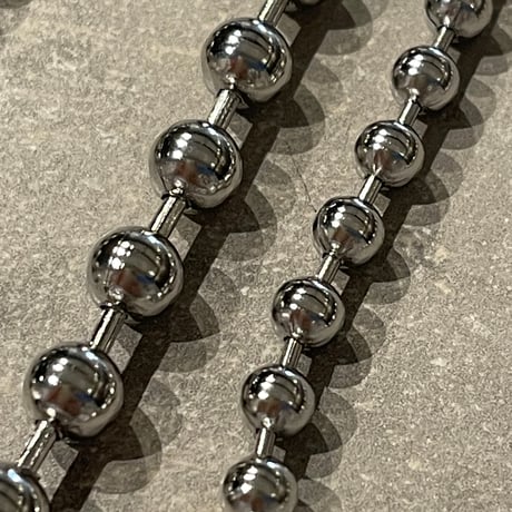 2411NC0264 / Ball chain necklace （Silver 8mm/50cm,60cm）