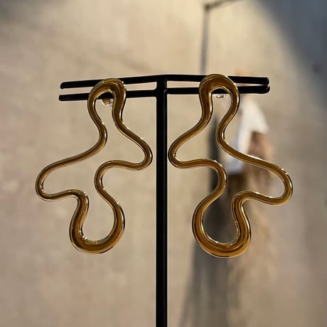 2507PR0794 / Nuance shape pierce（Gold）