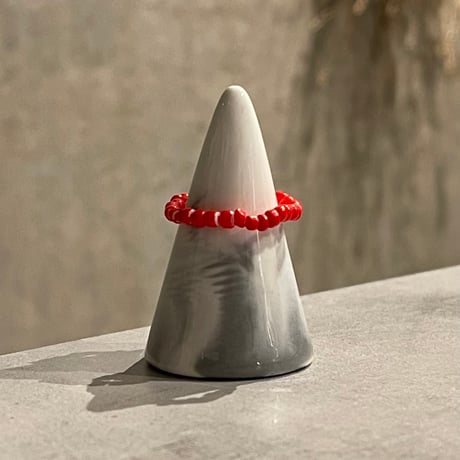 2403RG0438 / Color beads ring（Red）