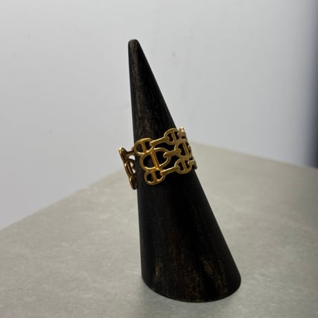 2606RG0813 / Mantel connect design ring（Gold）