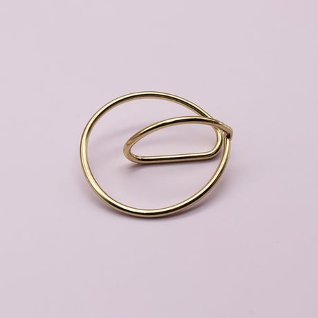 Irregular Curve Earcuff （Gold） / EC049