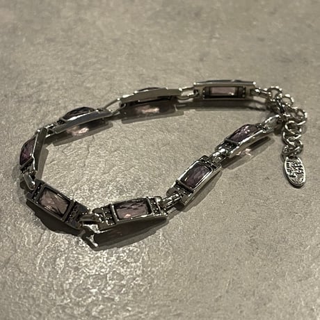 2510BR0104 / Square stone Bracelet（Silver）