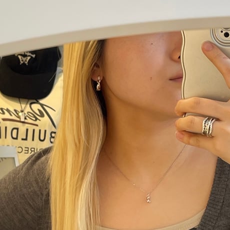 2505PR0785 / Twist hoop mini pierce（Silver）