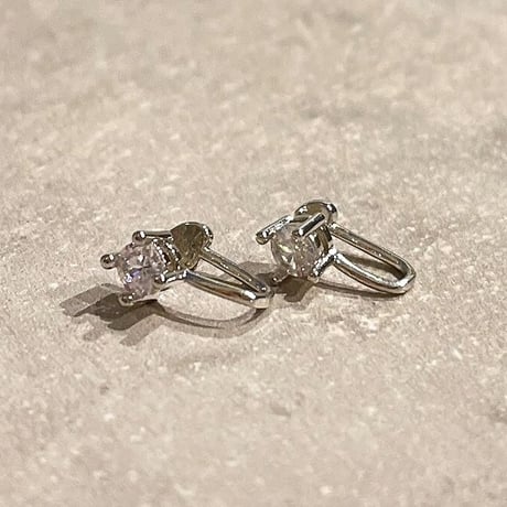 Small stone Earring（Silver）/ 2210_ER0122