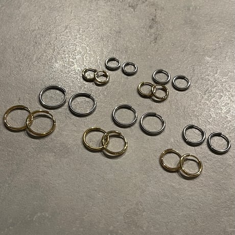 2601PR0835 #F / Stainless hoop pierce（ID18mm/T2mm）/（Gold）