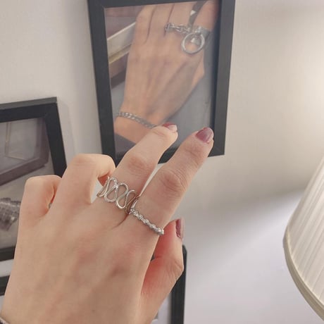 Weave open design Ring （Gold）   /  2201_RG0158