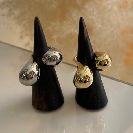 2403RG0415 / Double drop design ring（Gold）