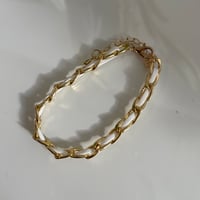 23AWBR013 / Chain combination Design Bracelet（White）