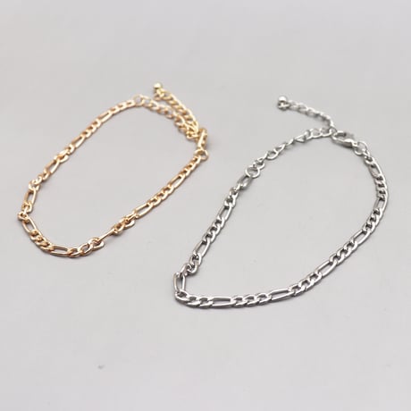 difference design Chain Bracelet（Silver）/ 2108_BR088