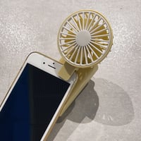 23SSGS005 / 3way clip handy fan（Yellow）