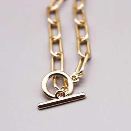 Oval Chain Mantel Bracelet（Gold）/ 2109_BR111