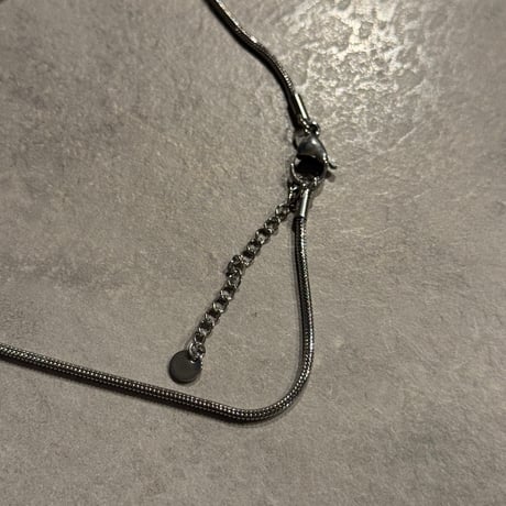 2509NC0359 / U design charm Necklace（Silver）