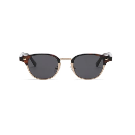 【 Legit Eyewear 】Sunglasses Murakami (Demi/Grey/Gold)