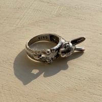 2603RG0749 / Rabbit design ring #02（Silver）