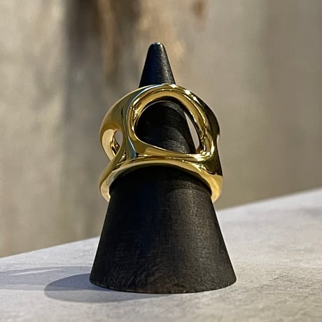 2501RG0562 / Irregular Hole ring（Gold）