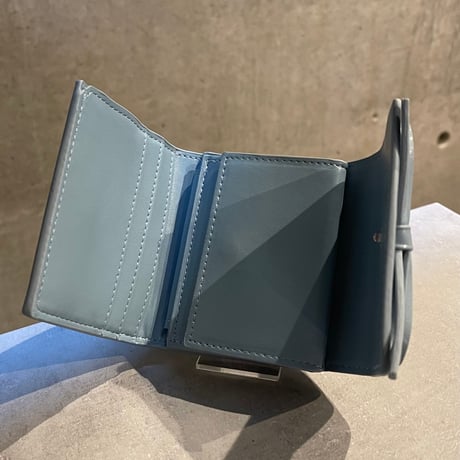 2502GS036(S)/ Ribbon Tri-fold Wallet（Blue）