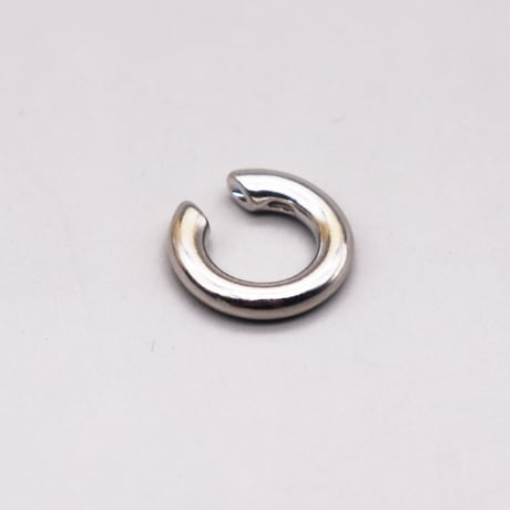Simple Metal Cartilage Earcuff （Silver/Medium） / EC068B