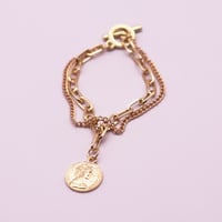 Coin Chine Combination  Bracelet（Gold）/ BR-050