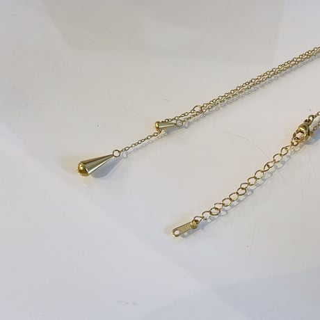 2310NC0205 / Double drop chain Necklace（Gold）