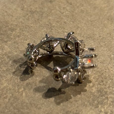 2504EC020 /  Star stone Ear Cuff（Silver）