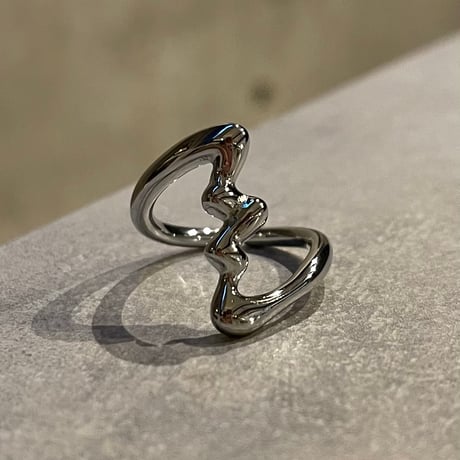 2510RG0685 / Length wave design Ring（Silver）