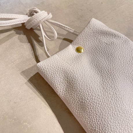 Square mini shoulder（White）/2211_BG0028