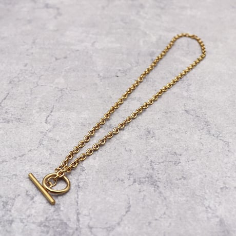 Metal Chain Metal Necklace（Gold）/ NC-025