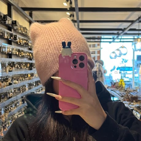 2512HW057(S) / Lame Knit Cap（Pink）