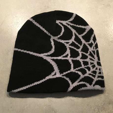 2511HW0112(S) / Spiderweb Knit beanie Cap（Black）
