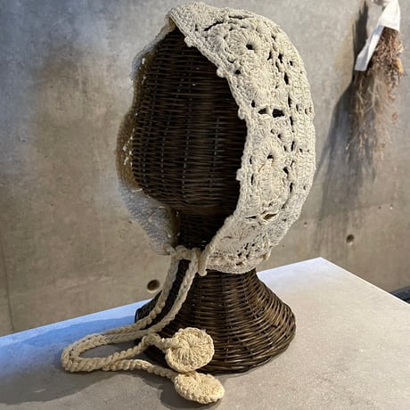 2504HW0083(S) / Crochet Knit cap（Beige）
